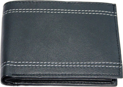 

Nainss Men Black Genuine Leather Wallet(6 Card Slots)