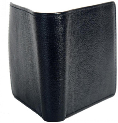 

Chevron Men Black Genuine Leather Wallet(3 Card Slots)