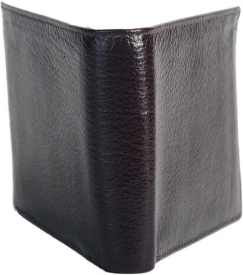 

Chevron Men Brown Genuine Leather Wallet(10 Card Slots)