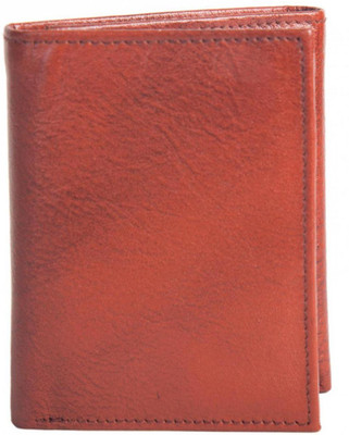 

Chevron Men Brown Genuine Leather Wallet(3 Card Slots)