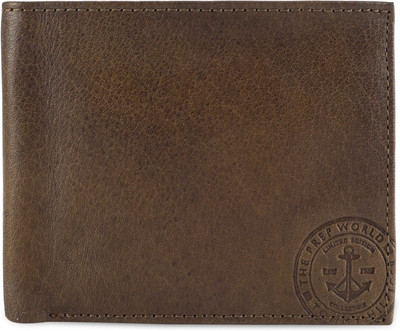 

Tommy Hilfiger Men Brown Genuine Leather Wallet(4 Card Slots)