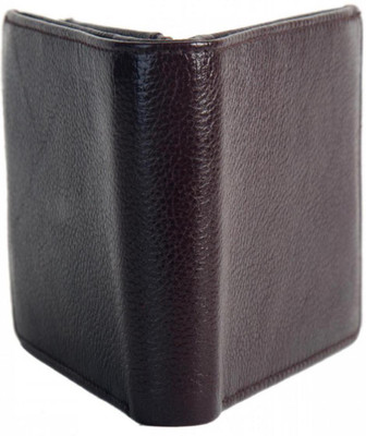 

Chevron Men Brown Genuine Leather Wallet(7 Card Slots)