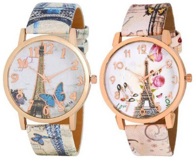 

secondsnhour Leather-printed strap and dial Watch - For Women