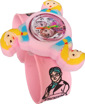 

SS Traders -Cute Pink Fidget Spinner Analog Strap Watch - Good gifting Item Watch - For Boys & Girls