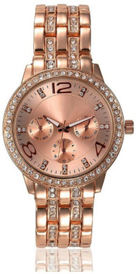 

Renaissance Traders rosegold-double diamond Watch - For Women