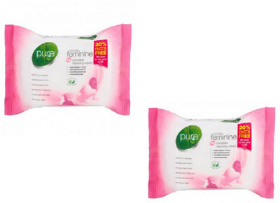

Pure Intimate Feminine Complete Cleansing Wipes(2 Pieces)