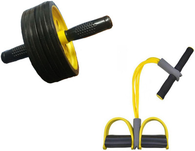 

Instafit Ab Wheel Roller With 4 Rubber Pull Reducer Home Gym Kit