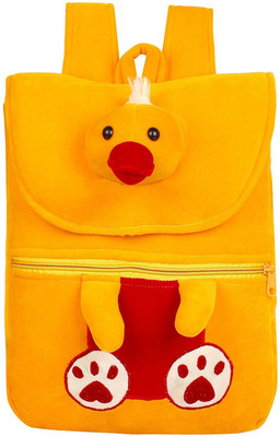 

say basket Kids School Bag Designer School Bag Plush Bags Soft Toy Picnic Backpack Yellow Chick - 33 cm(Yellow)