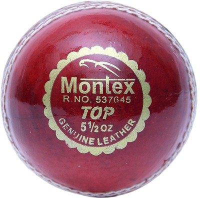

Montex CRICKET LEATHER BALL Cricket Leather Ball(Pack of 1, Red)