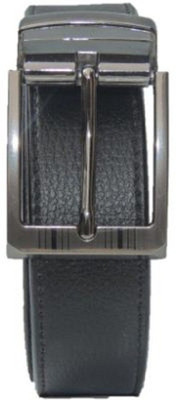 

Alankrit Enterprises Men Formal Black Genuine Leather Reversible Belt, Brown;black