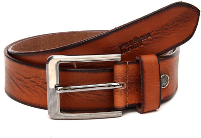 

Panthera Pardus Men Formal Tan Genuine Leather Belt, California desert