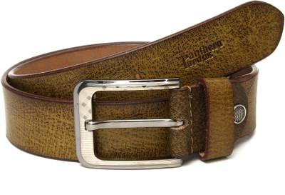 

Panthera Pardus Men Formal Green Genuine Leather Belt, Legas green