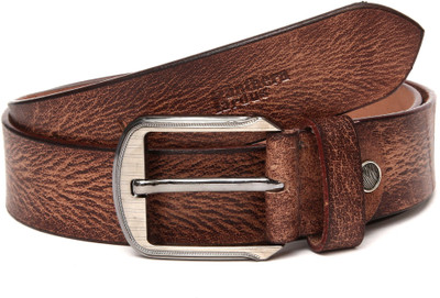 

Panthera Pardus Men Formal Brown Genuine Leather Belt, Texas brown