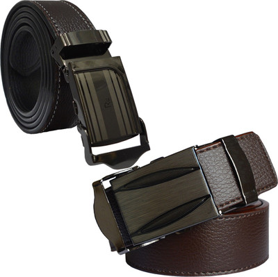 

Sun Shopping Men Formal Brown Synthetic Belt