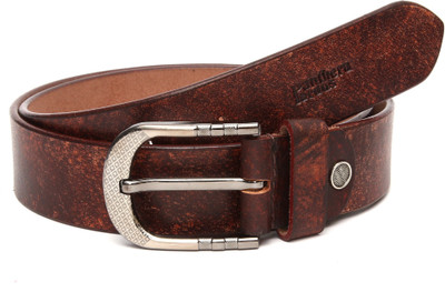 

Panthera Pardus Men Formal Brown Genuine Leather Belt, Texas brown