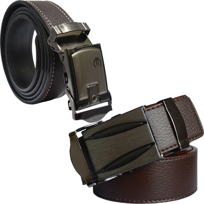 

Sun Shopping Men Formal Brown Synthetic Belt