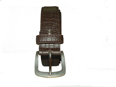 

JSS Exports Men Brown Artificial Leather Belt
