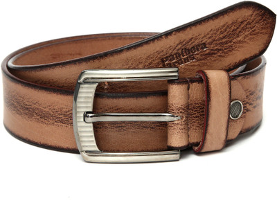 

Panthera Pardus Men Formal Beige Genuine Leather Belt, California desert