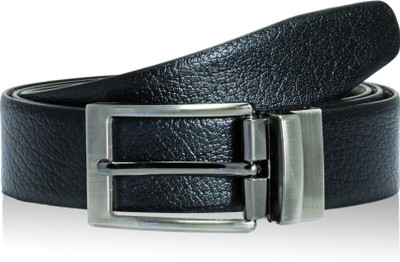 

POLLSTAR Men Formal Black Genuine Leather Reversible Belt, Black;brown