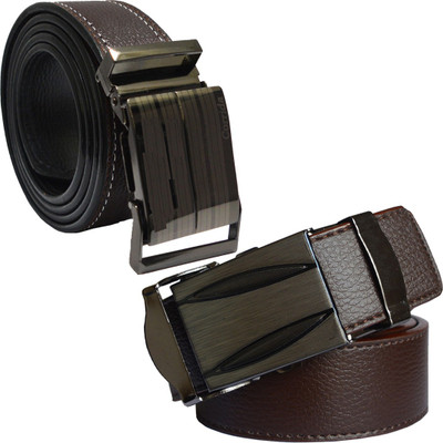 

Sun Shopping Men Formal Brown Synthetic Belt