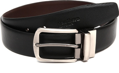 

Panthera Pardus Men Formal Brown Genuine Leather Reversible Belt, Brown and black