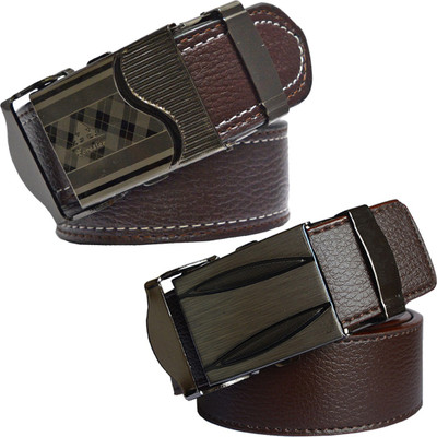 

Sun Shopping Men Formal Brown Synthetic Belt