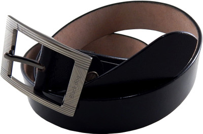 

BlackDog Men Casual, Formal Black Genuine Leather Belt