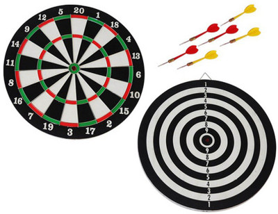 

Facto Power Paper Dart Board With 6 Darts (17 Inch) Board Game
