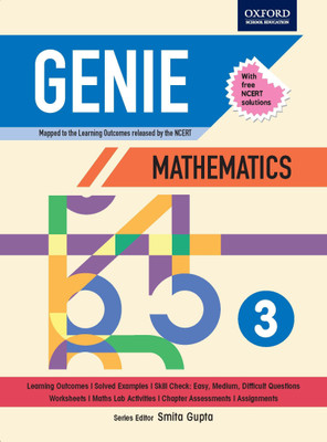 Genie Mathematics 3  - Includes NCERT Solutions(English, Paperback, Smita Gupta)