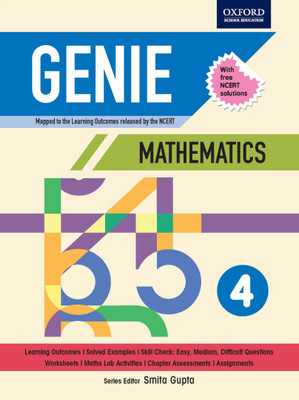 Genie Mathematics 4  - Includes NCERT Solutions(English, Paperback, Smita Gupta)