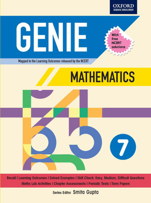 Genie Mathematics 7  - Includes NCERT Solutions(English, Paperback, Smita Gupta)