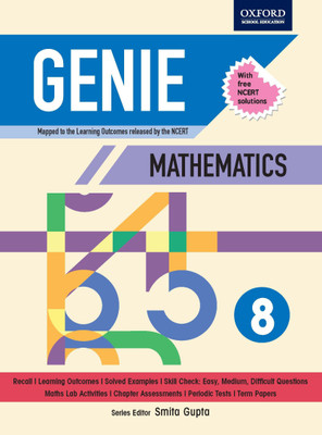 Genie Mathematics 8  - Includes NCERT Solutions(English, Paperback, Smita Gupta)