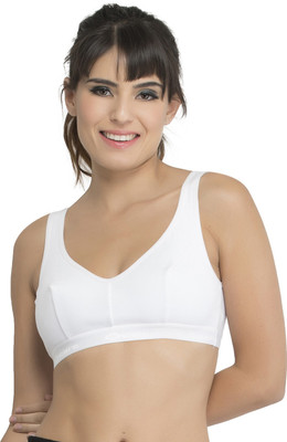Docare Women Sports Non Padded Bra(White)