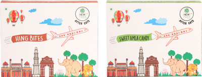 

New Tree Sweet Amla Candy 100gms & Hing Bites 100gms - Pack Of 2 Sweet N Sour Candy(Pack of 2)