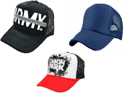 FashMade Printed, Solid Sports/Regular Cap Cap(Pack of 3)