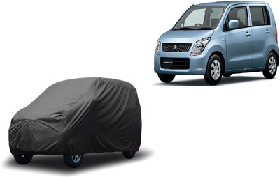 Furious3D Car Cover For Maruti Suzuki WagonR (With Mirror Pockets)(Grey, For 2017, 2016 Models)