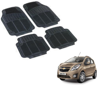 MOCKHE PVC (Polyvinyl Chloride) Standard Mat For  Chevrolet Beat(Black)