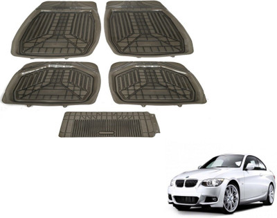 MOCKHE PVC (Polyvinyl Chloride) Standard Mat For  BMW 320D(Grey)