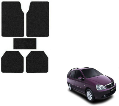 MOCKHE Rubber, Plastic Standard Mat For  Tata Indigo Marina(Black)