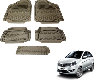 MOCKHE PVC (Polyvinyl Chloride) Standard Mat For  Tata Bolt(Grey)
