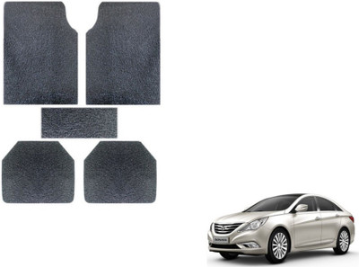 MOCKHE Rubber, Plastic Standard Mat For  Hyundai Sonata Embera(Grey)
