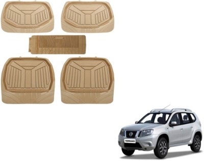 MOCKHE PVC (Polyvinyl Chloride) Standard Mat For  Nissan Terrano(Beige)