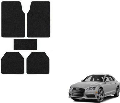 MOCKHE Rubber, Plastic Standard Mat For  Audi A7(Black)