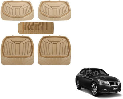 MOCKHE PVC (Polyvinyl Chloride) Standard Mat For  Honda Accord(Beige)