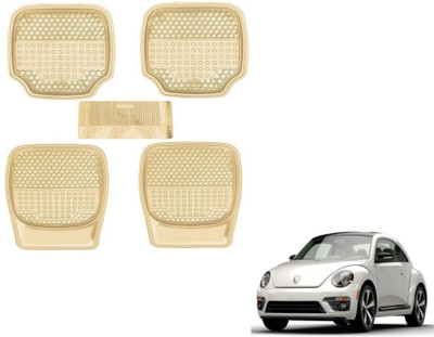 MOCKHE PVC (Polyvinyl Chloride) Standard Mat For  Volkswagen Beetle(Beige)