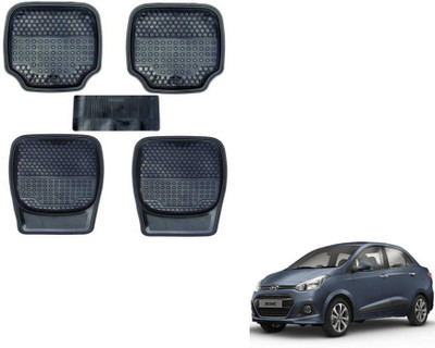 MOCKHE PVC (Polyvinyl Chloride) Standard Mat For  Hyundai Xcent(Black)
