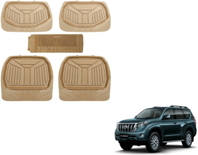 MOCKHE PVC (Polyvinyl Chloride) Standard Mat For  Toyota Land Cruiser Prado(Beige)