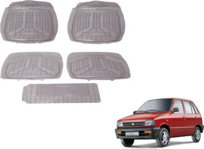 MOCKHE PVC (Polyvinyl Chloride) Standard Mat For  Maruti Suzuki 800(Grey)