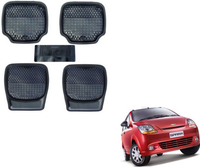 MOCKHE PVC (Polyvinyl Chloride) Standard Mat For  Chevrolet Spark(Black)