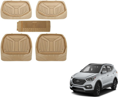 MOCKHE PVC (Polyvinyl Chloride) Standard Mat For  Hyundai SantaFe(Beige)